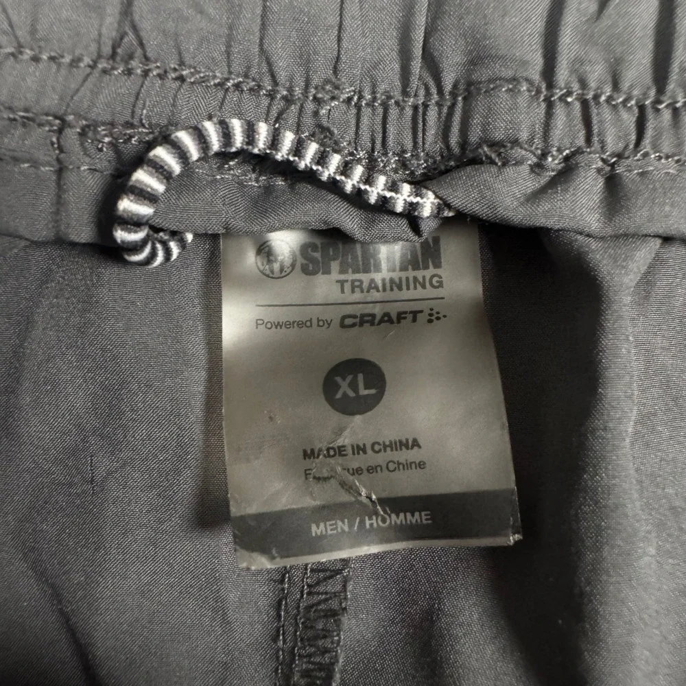 Craft x Spartan Training Jogger‎ Pant Gray Zip Ankle Lightweight Men's XL
